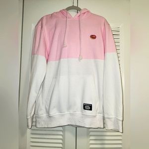 pink and white ODD FUTURE hoodie